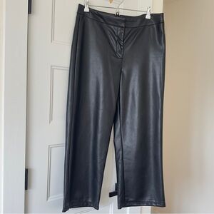 Bagatelle Charcoal Faux Leather Pants